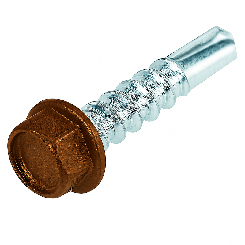 8T50TUX0Z/EB 8-18 X 1/2 U/S HWH SDS ZINC PT. ELITE BRONZE